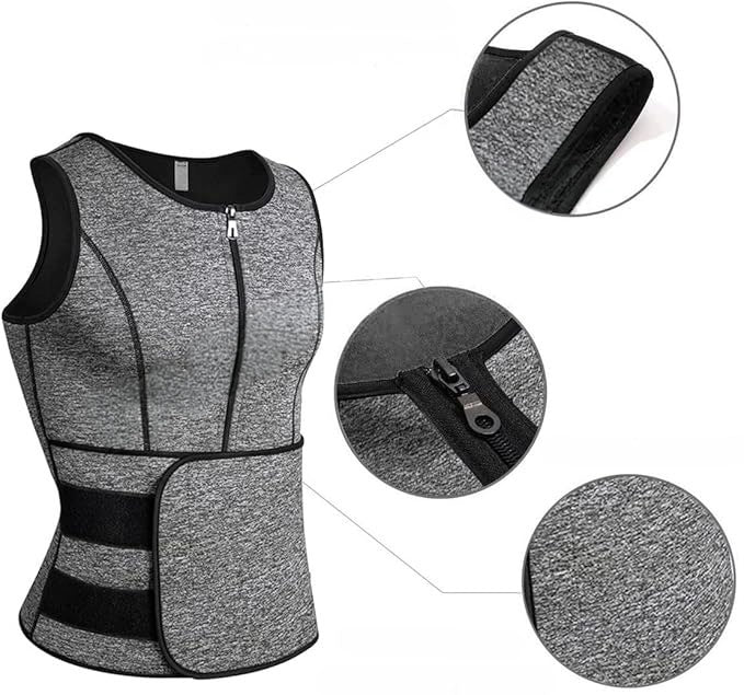Vest Belt 2in1 Men's Neoprene L | Strong Sauna on Belly Slimming Packaging status original