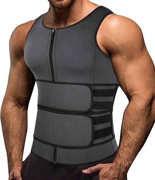 Vest Belt 2in1 Men's Neoprene XXL Strong Sauna on Abdominal Slimming