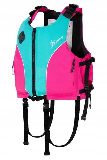 Vest OLIMP Safety sport plus pink turquoise Roz M