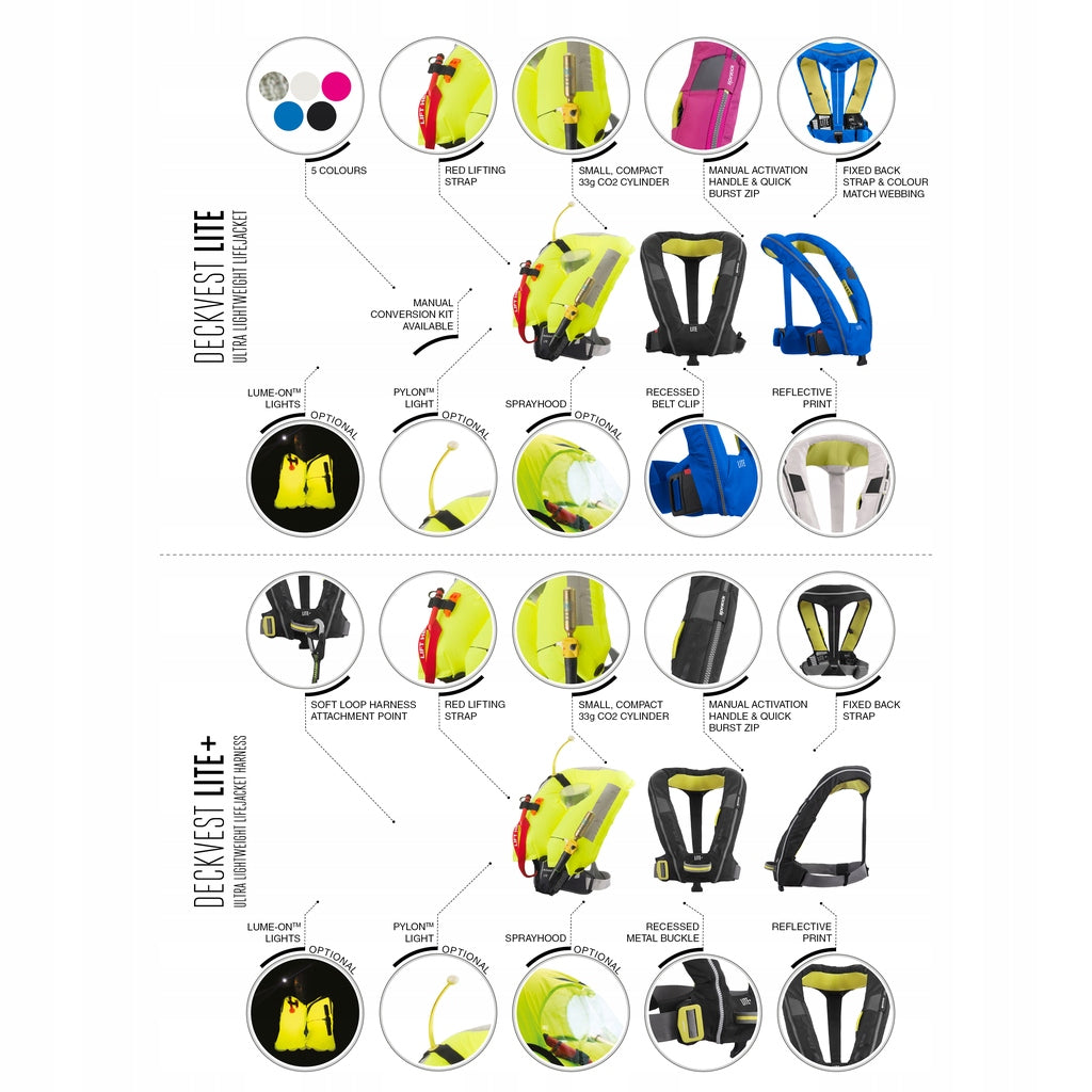 Vest Spinlock LITE+ r. universal up to 150 kg Brand Spinlock