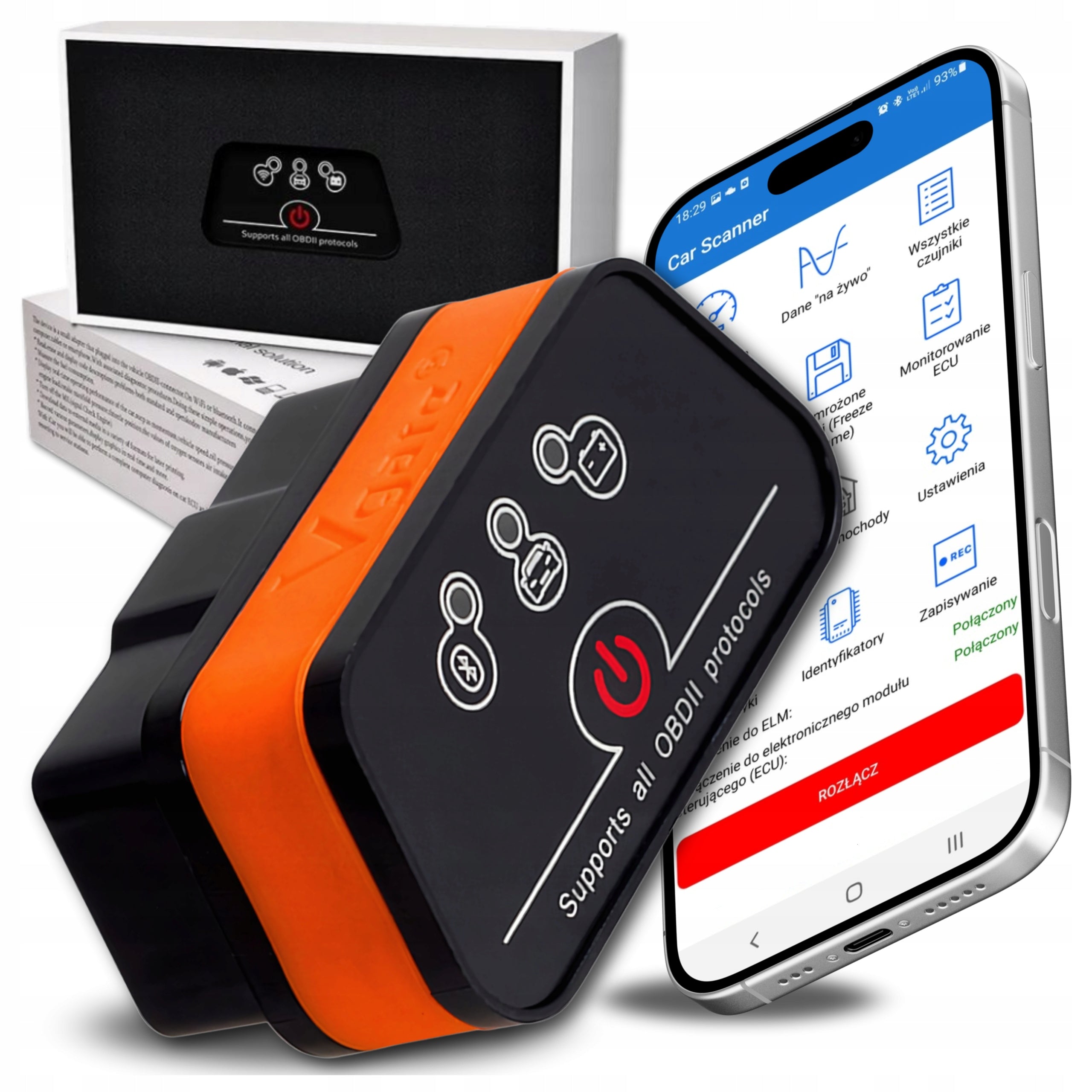 Vgate iCar2 BT 3.0 Diagnostic Scanner ELM327