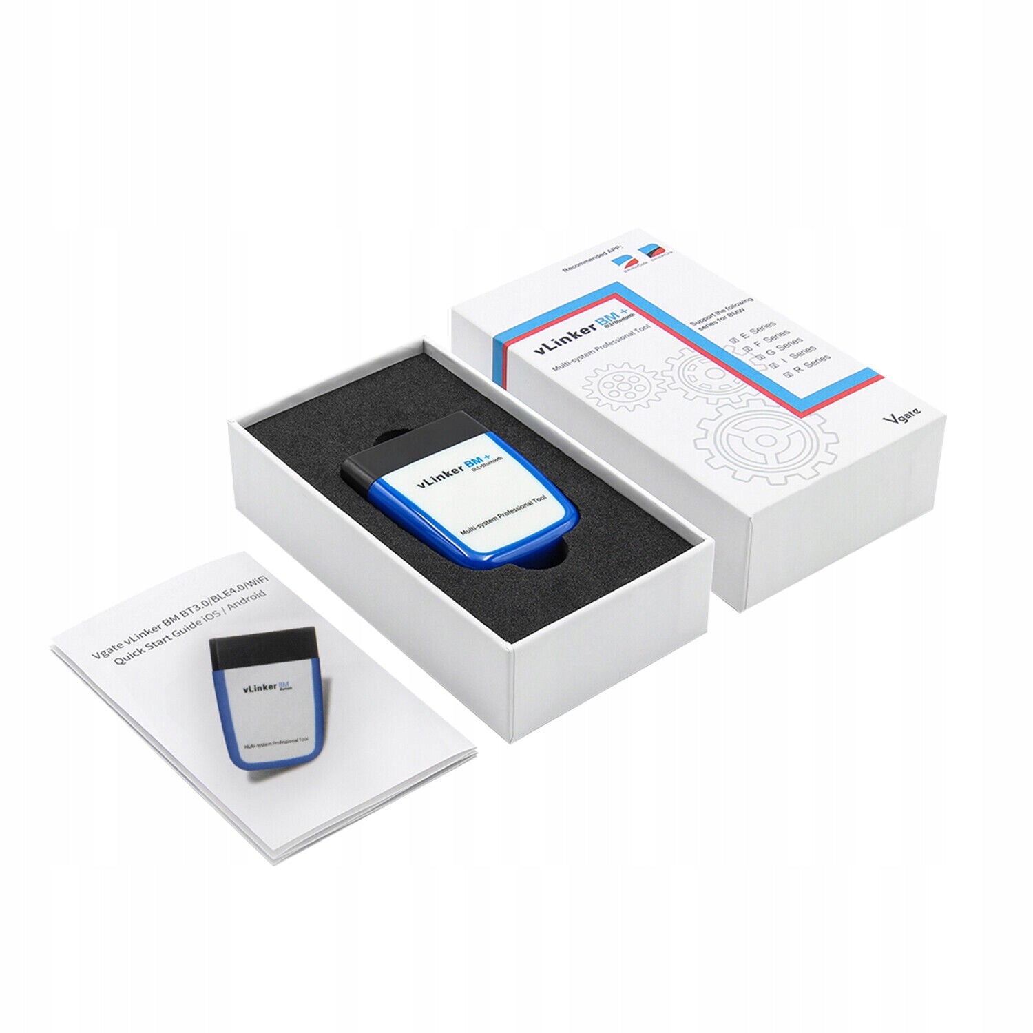 Vgate vLinker BM+ BT 4.0 BMW BimmerCode DIAGNOSTIC TESTER OBD2 SCANNER Manufacturer code Vgate vLinker BM+ do BMW Bimmercode