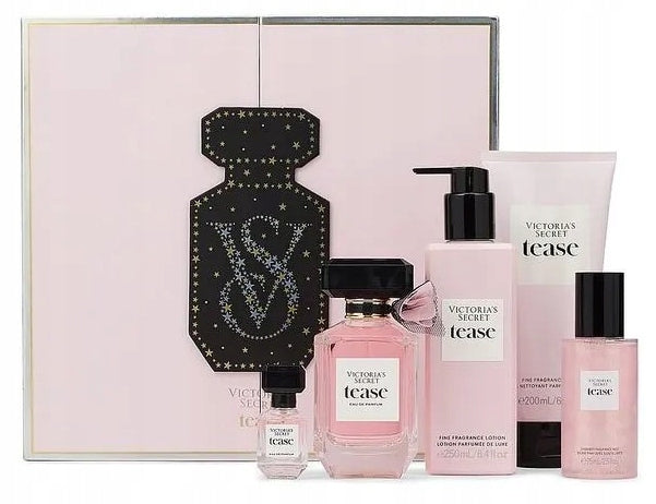 Victoria's Secret Gift set TEASE perfume EDP lotion mist 5pcs Packaging status original