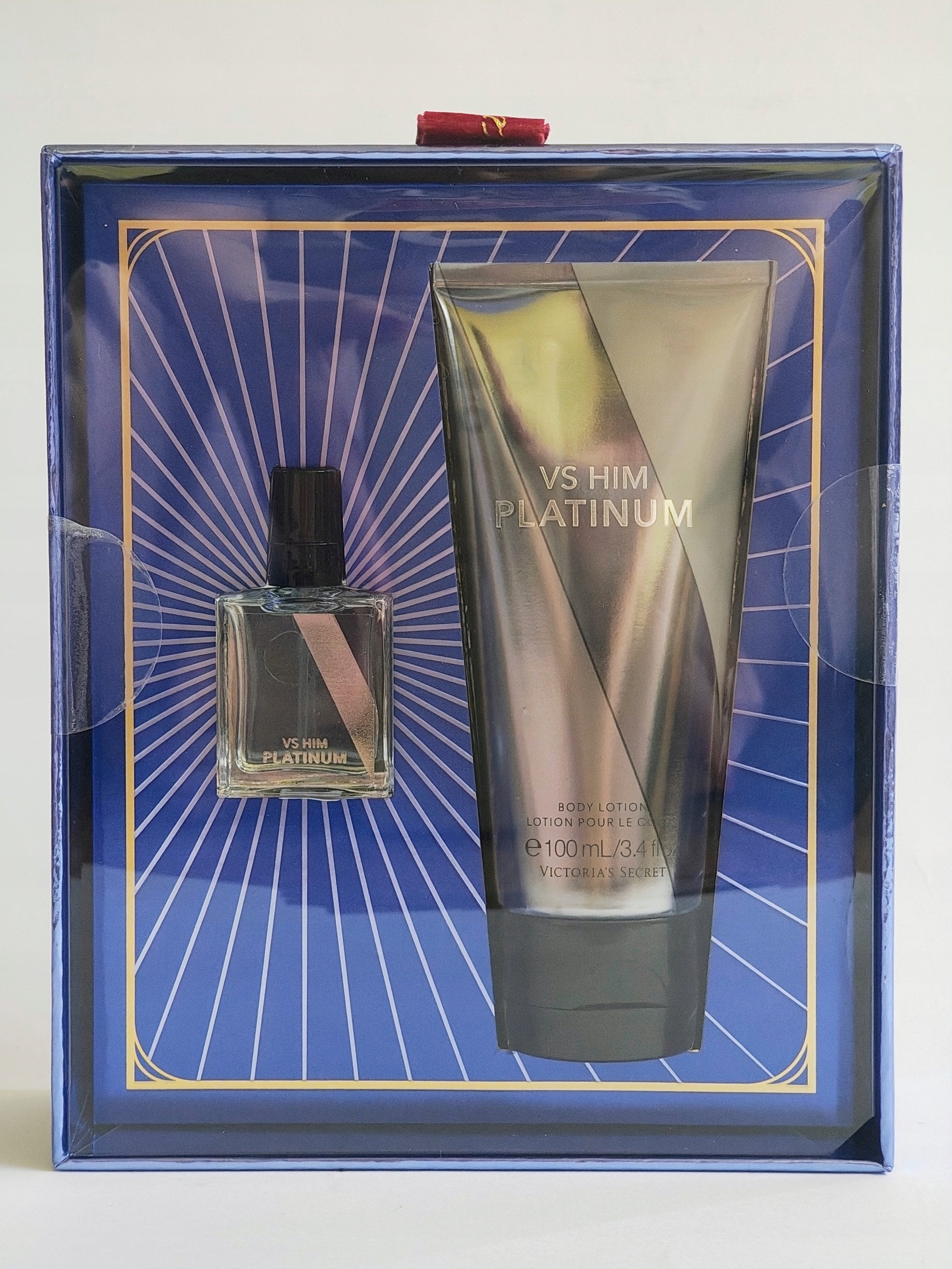 Victoria’s Secret Him Platinum Perfume Set, Body Lotion for Men
