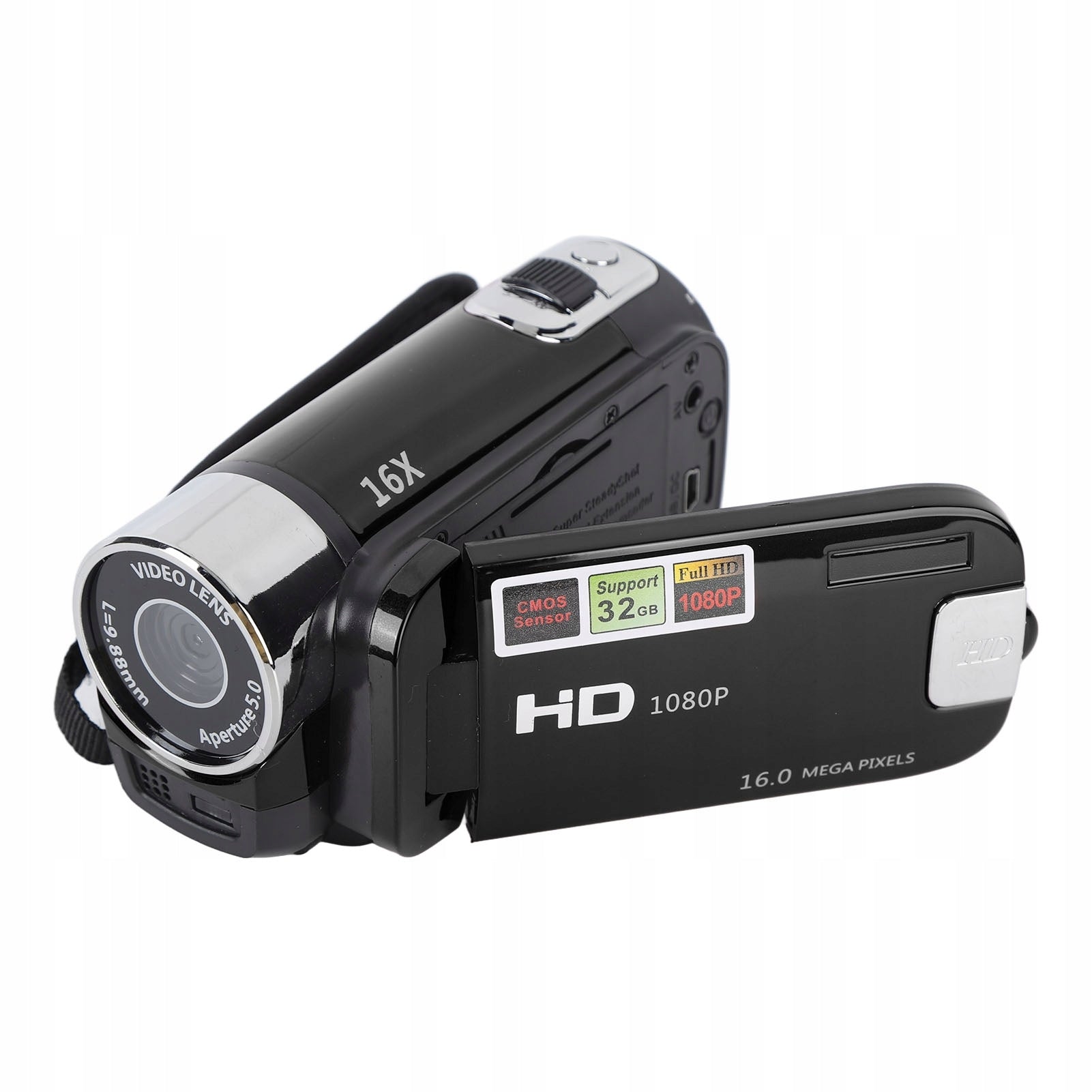 Video Camera, HD Gift Output Camera, 16x Digital Zoom, Rotation Model 8805GMPE