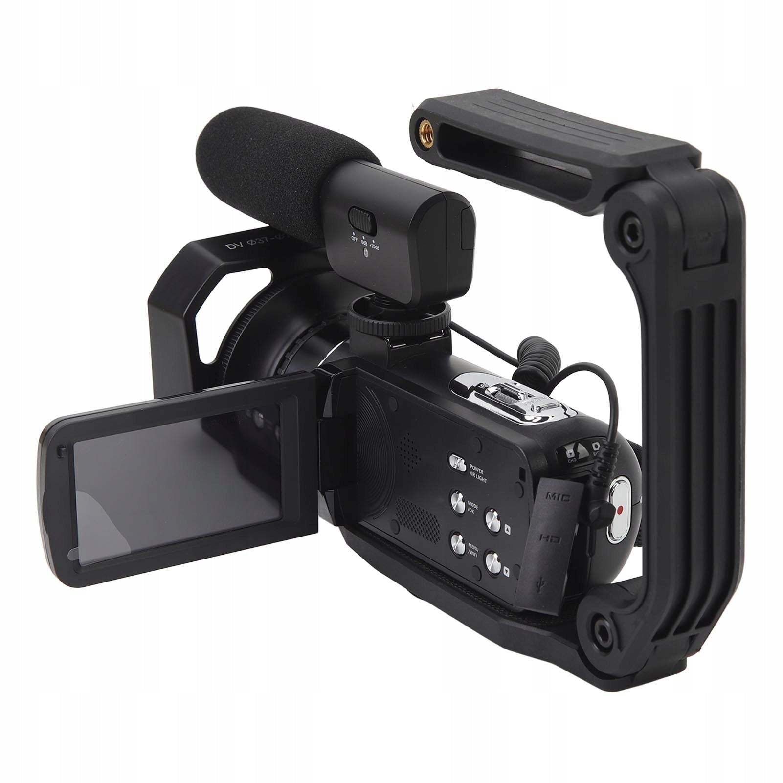 Video Camera with Remote Control 56M 4K 30FPS IR