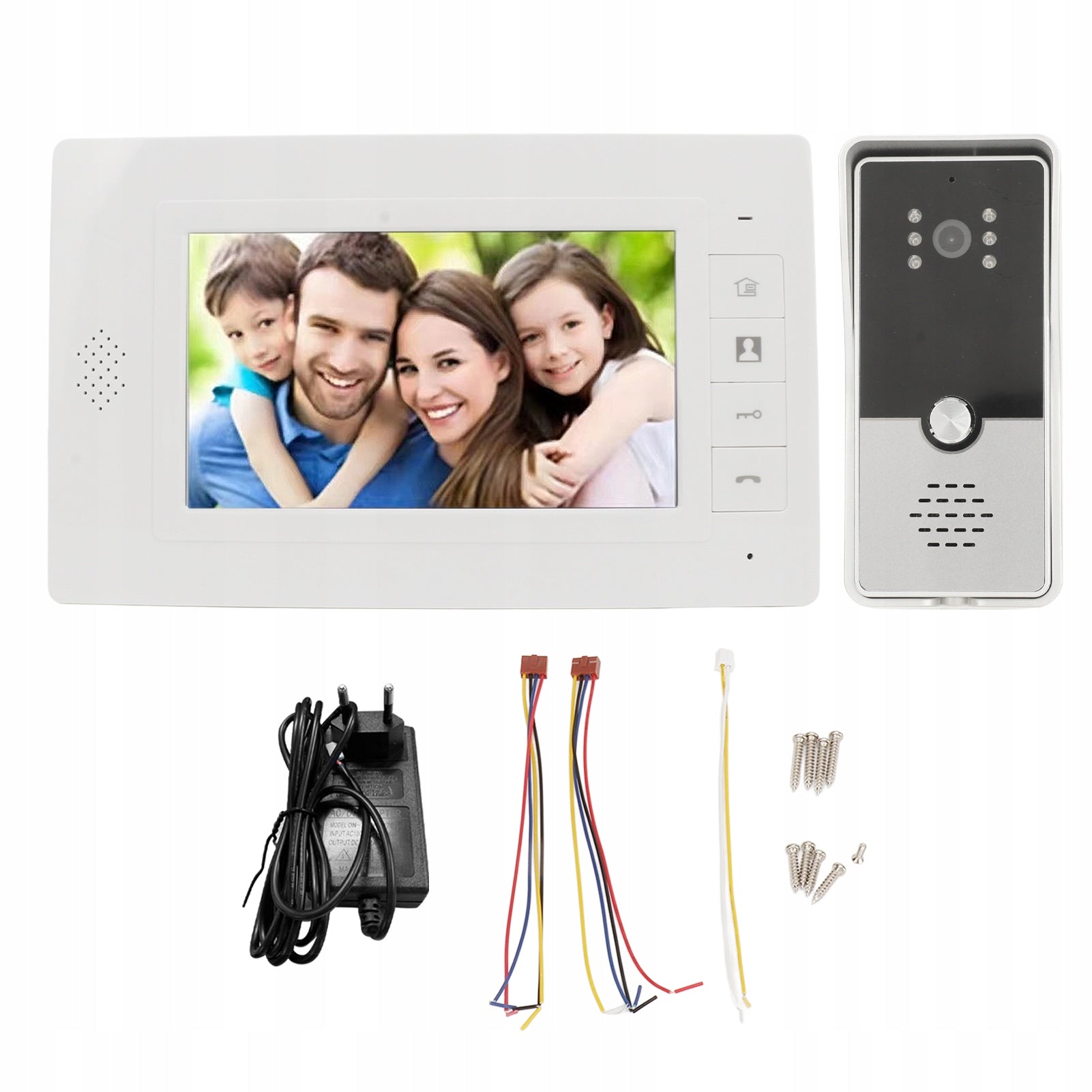 Video Door Camera with 7 Inch TFT Monitor Wired 98 Brand no brand