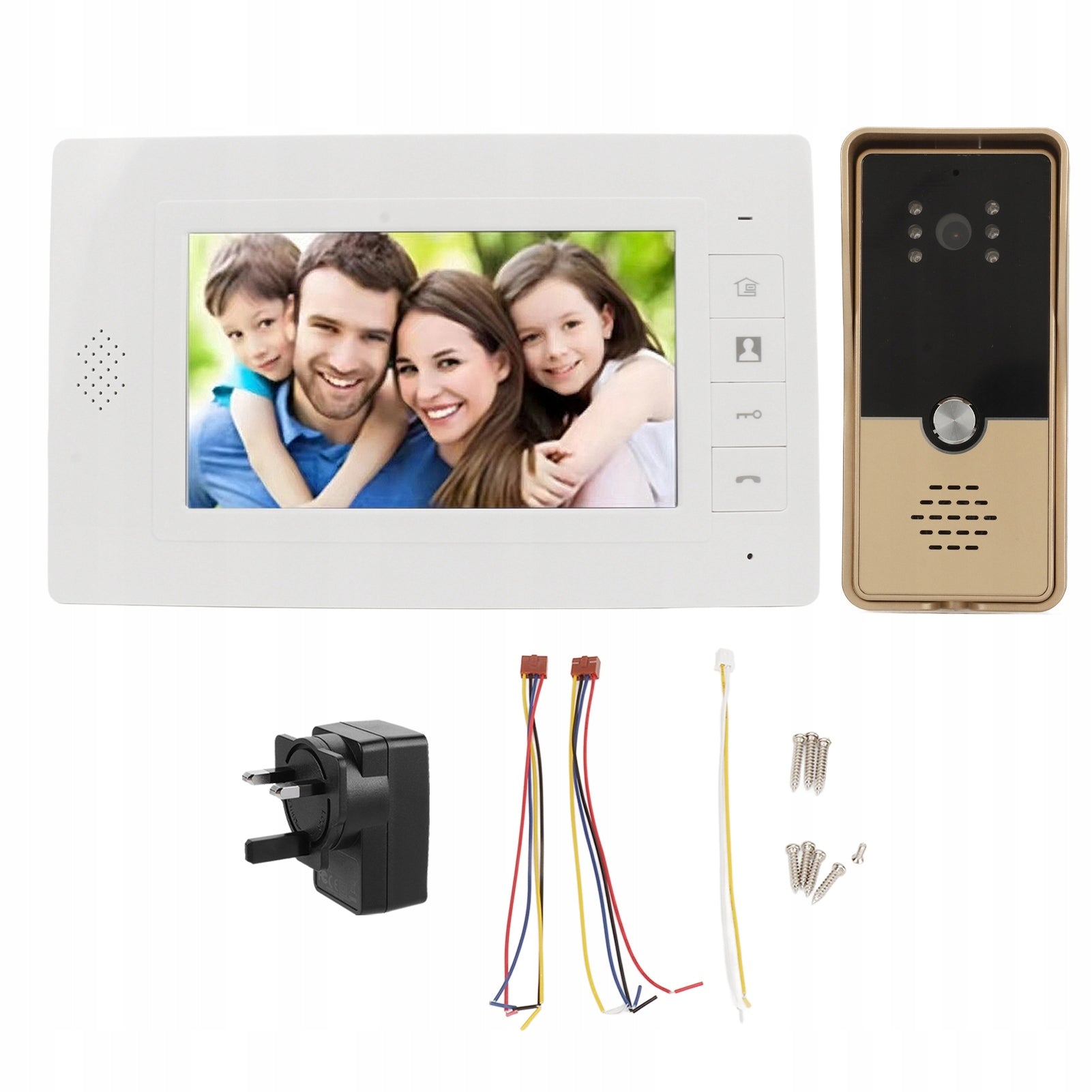 Video Door Commission 7 Inch Monitor HD Nictision Camera 2 -Way S2 Model 2859DCOY