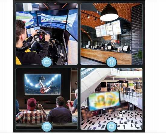 Video Wall Controller TV WALL 2x2 HDMI 4 Outputs Full HD 1080P Remote Control Manufacturer code Kontroler ściany