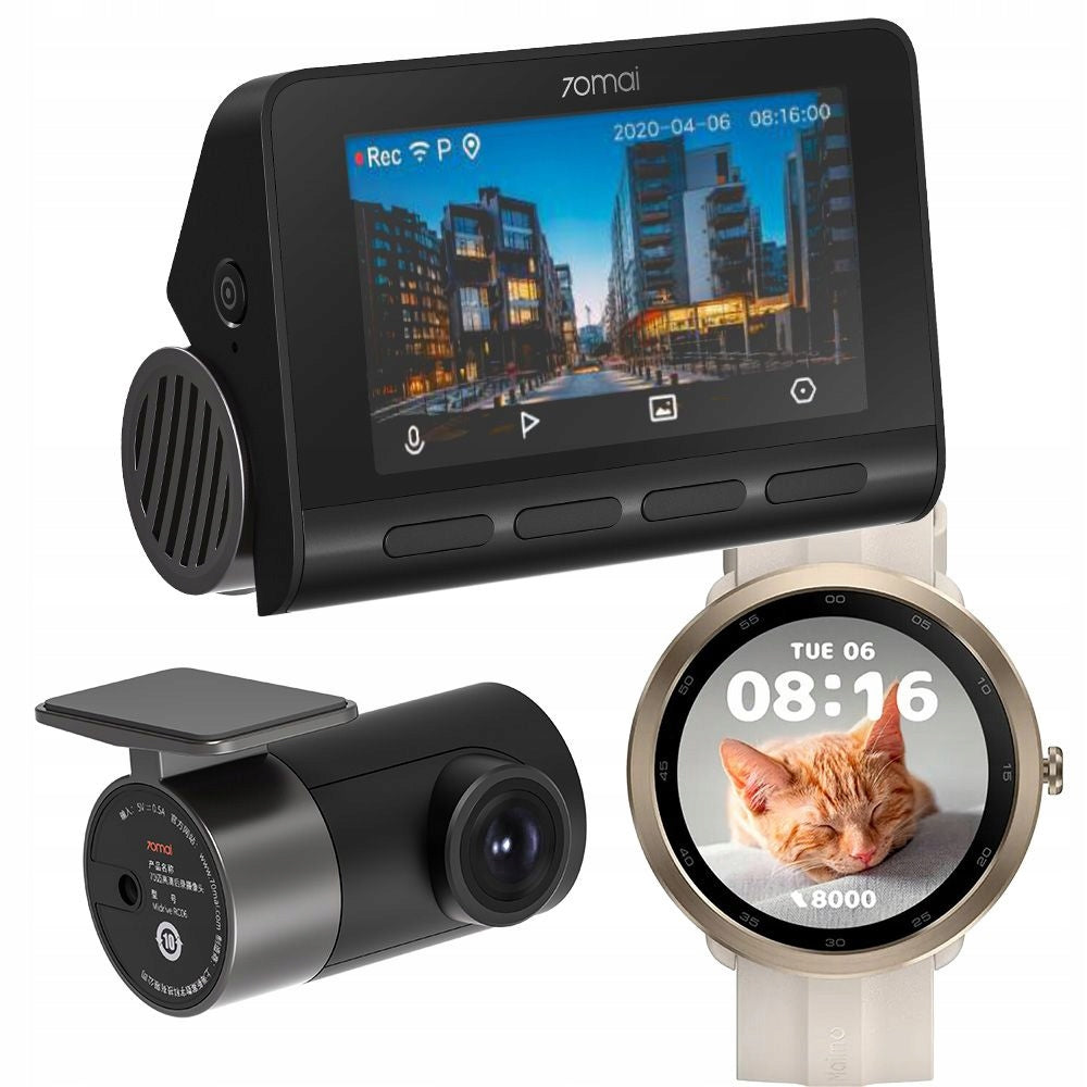 Video recorder 70mai A800S-1 + RC06 4K + Maimo Watch WT2001 GPS GOLD Manufacturer code 5904463686236