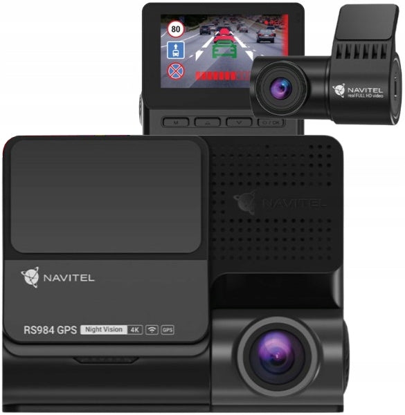 Video recorder Navitel RS984 Dual front rear GPS 4K UHD ADAS WiFi SONY