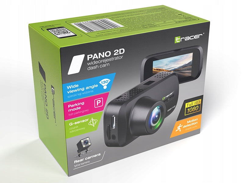 Video recorder Tracer PANO 2D Full HD HDR 3” 150mAh + rear camera