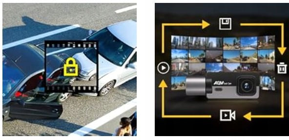 Video recorder car camera ZD60 DASCHCAM 2K Model ZD60
