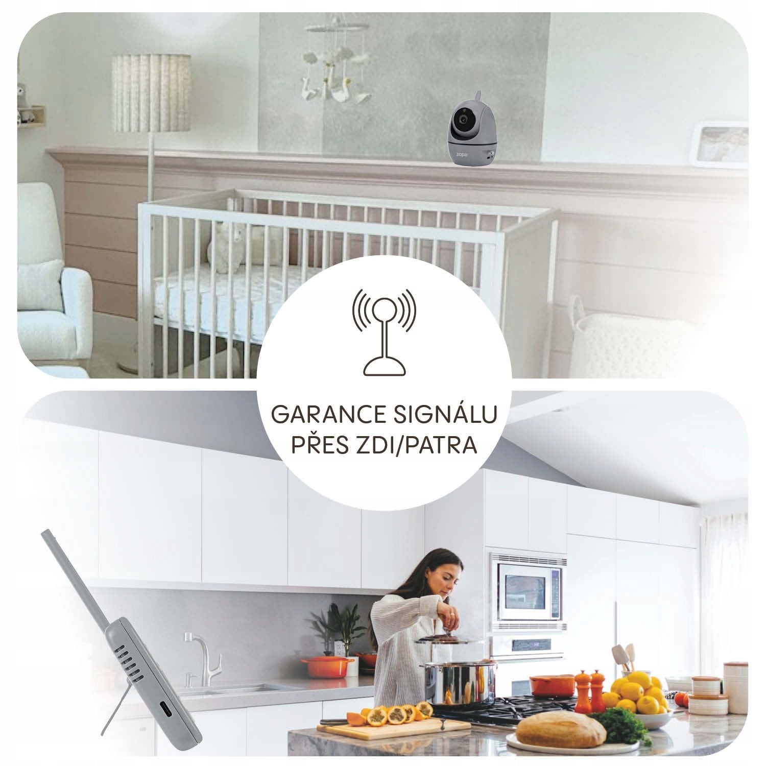 Videomonitor Zopa Observatory Functions night mode