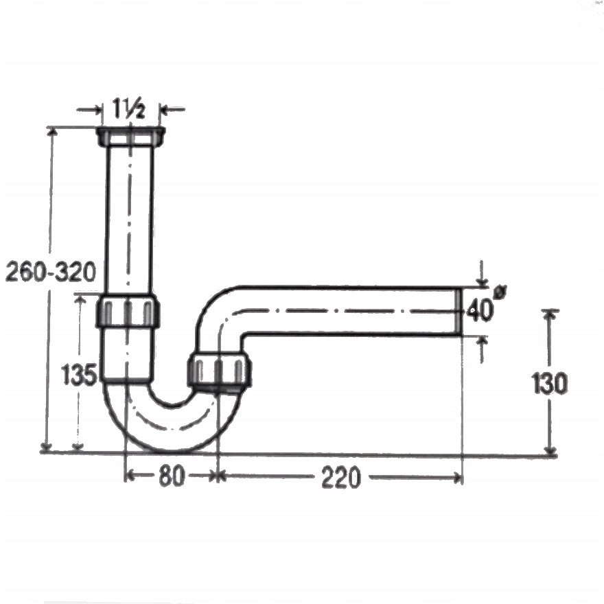 Viessmann anti-pollution drainage siphon 7572009 Manufacturer code 7572009