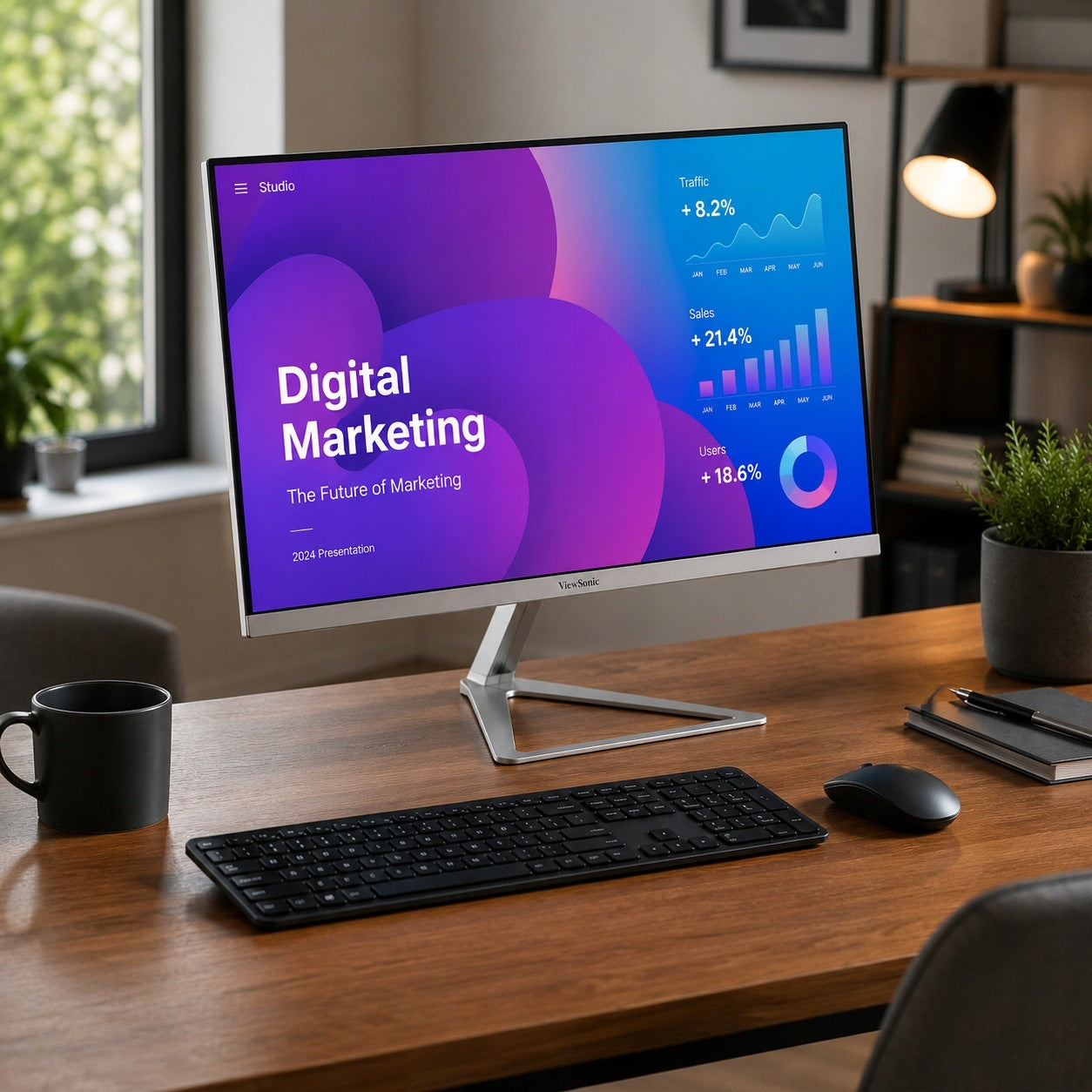 ViewSonic VX3276-2K-MHD-2 monitor 32" QHD FreeSync HDR HDMI 2560x1440 75Hz Brand ViewSonic