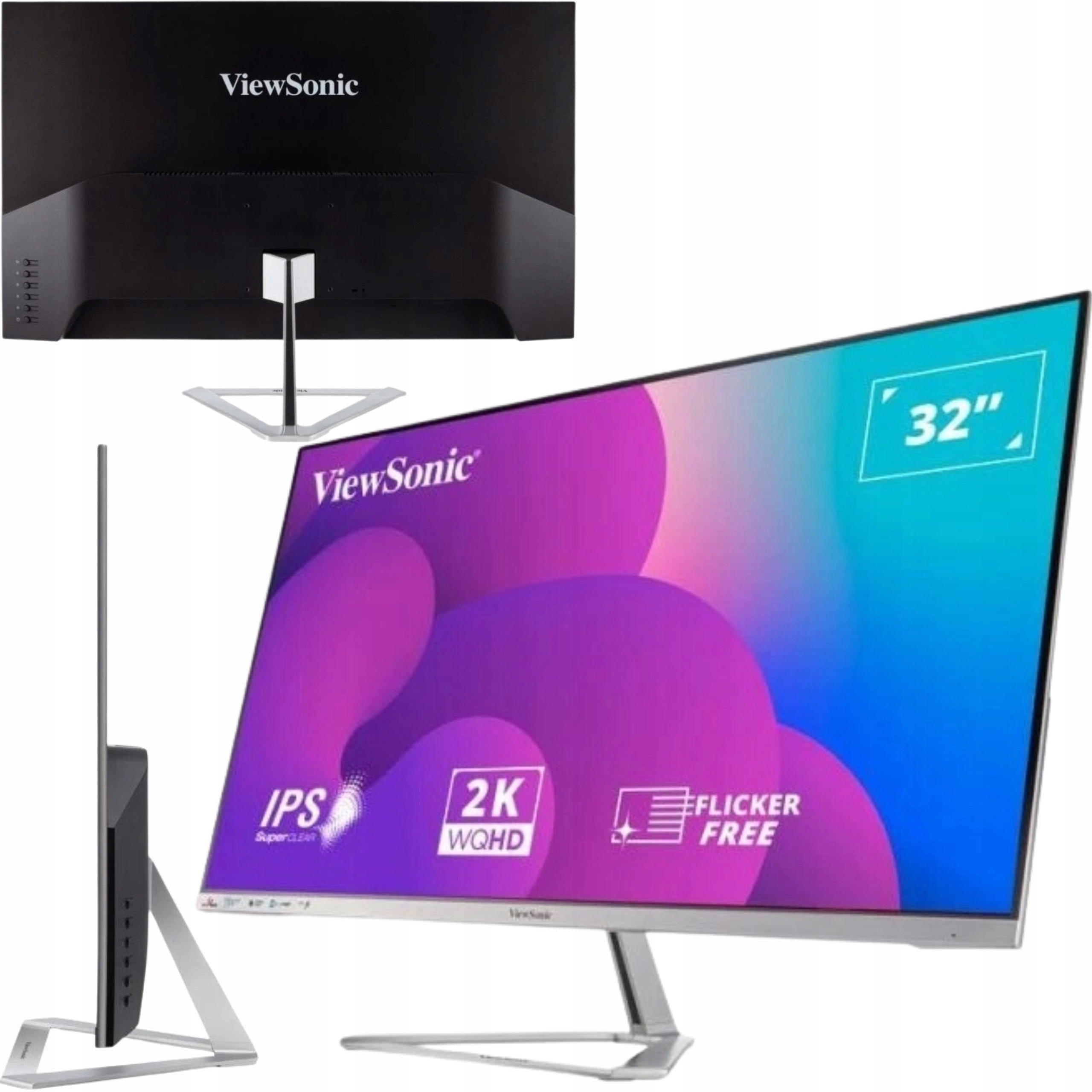 ViewSonic VX3276-2K-MHD-2 monitor 32" QHD FreeSync HDR HDMI 2560x1440 75Hz