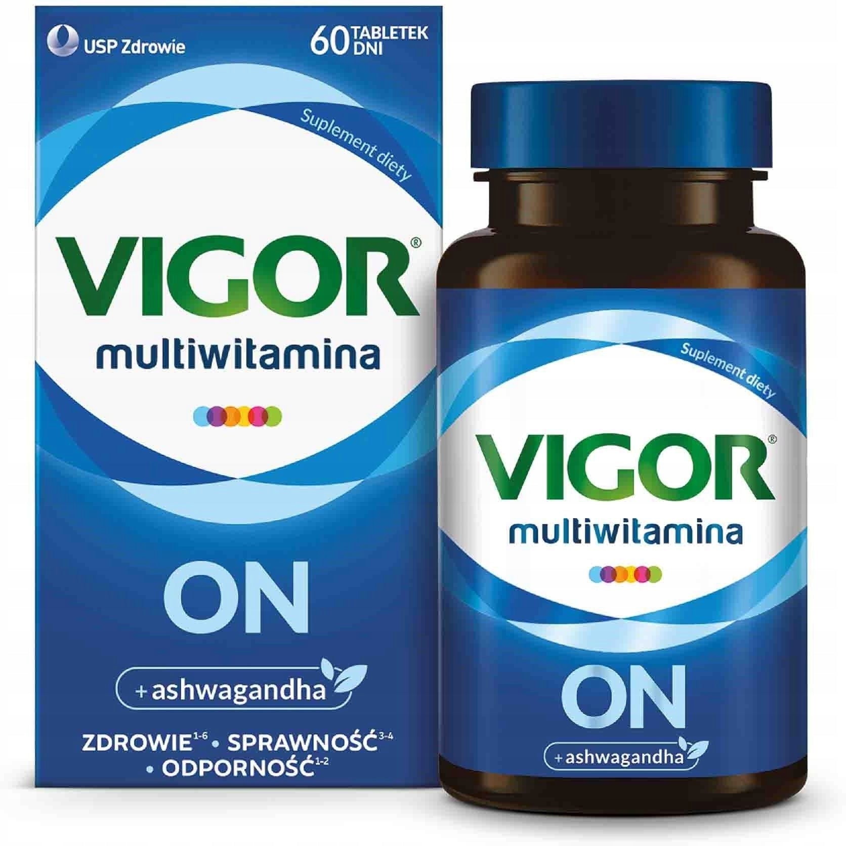 Vigor Multivitamin On, 60 tablets, USP Zdrowie