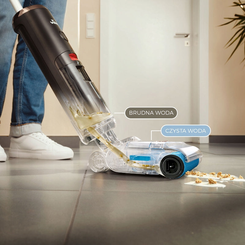 Vileda PureClean S5 Plus Cordless Upright Vacuum Cleaner Battery voltage 240 V