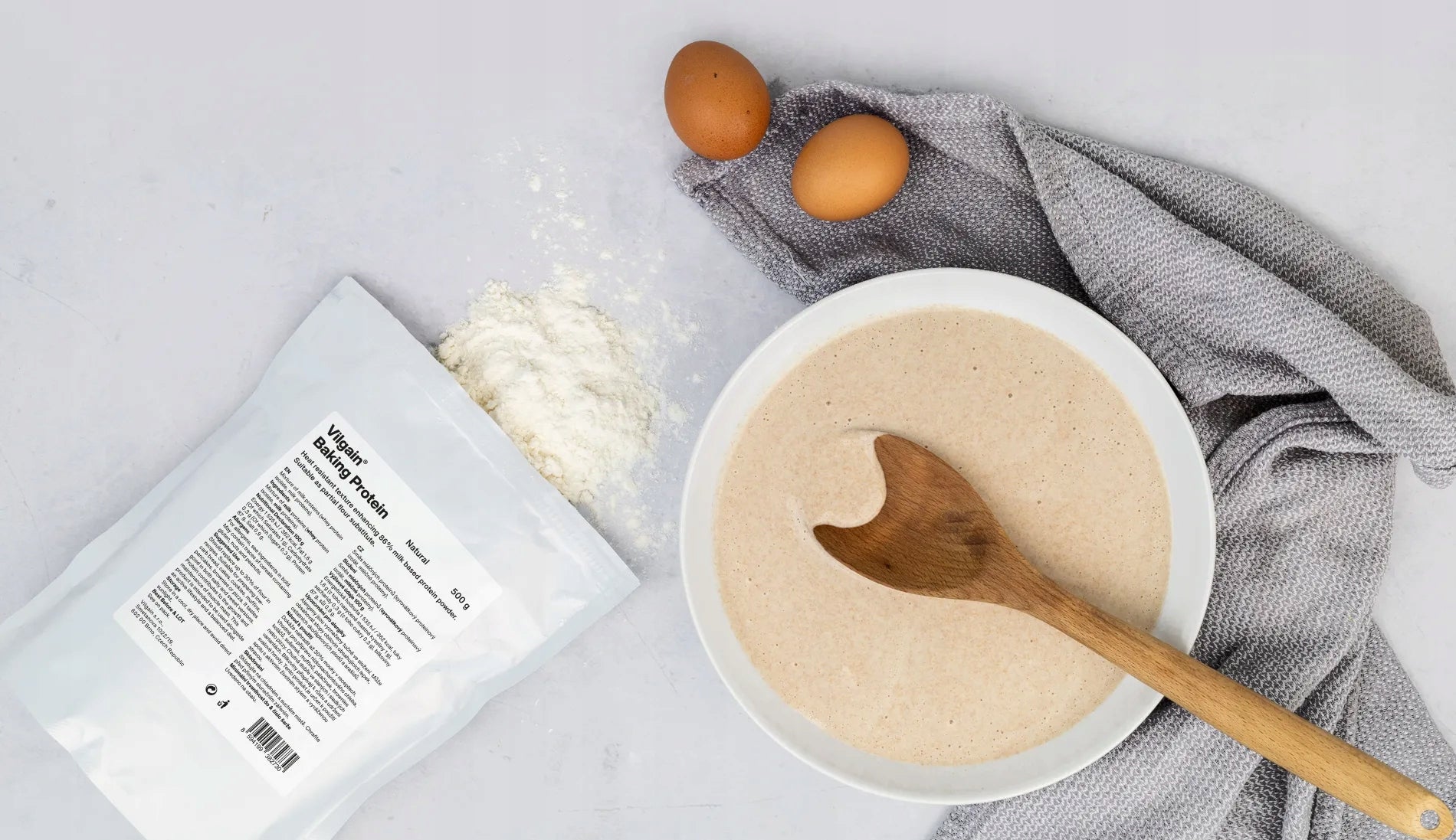 Vilgain 87% Protein for baking and cooking - whey isolate 500 g Manufacturer code 8595717701934