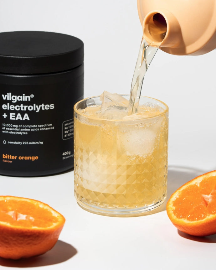 Vilgain Electrolytes + EAA taste Bitter Orange 400g Expiration date at least 3 months from the date of purchase