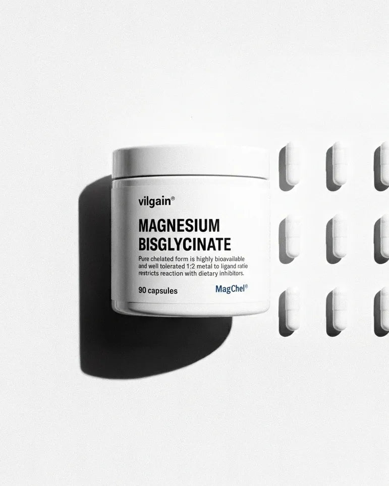 Vilgain Magnesium bisglycinate 90 caps mild for intestines pure Manufacturer code VIL-42170
