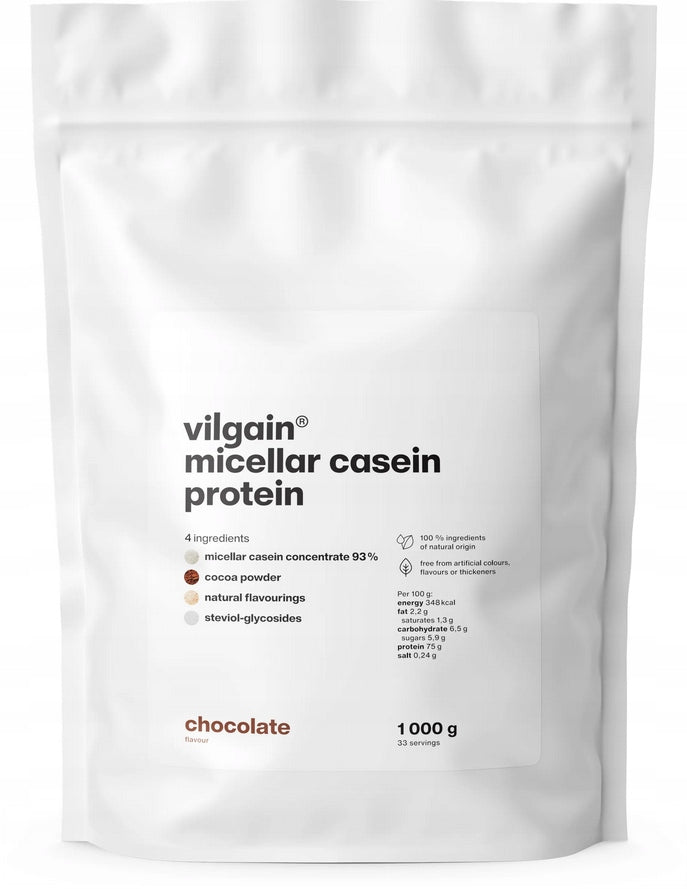 Vilgain Protein supplement powder 1000 g chocolate flavour