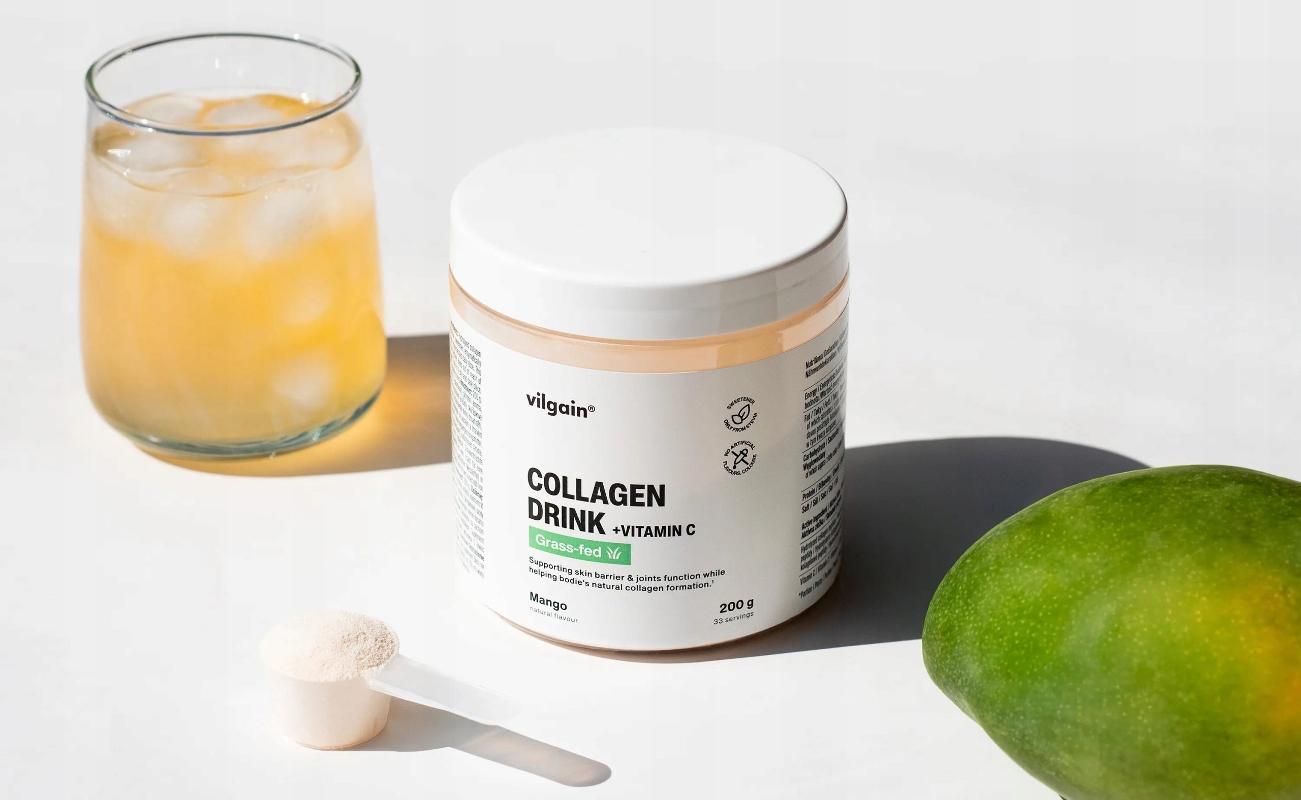 Vilgain Refreshing drink with collagen and vitamin C Mango EAN (GTIN) 8595717726036
