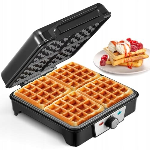 Vinato Belgian waffle iron 4 slices SLS8005-12, 1200W, 5 degrees