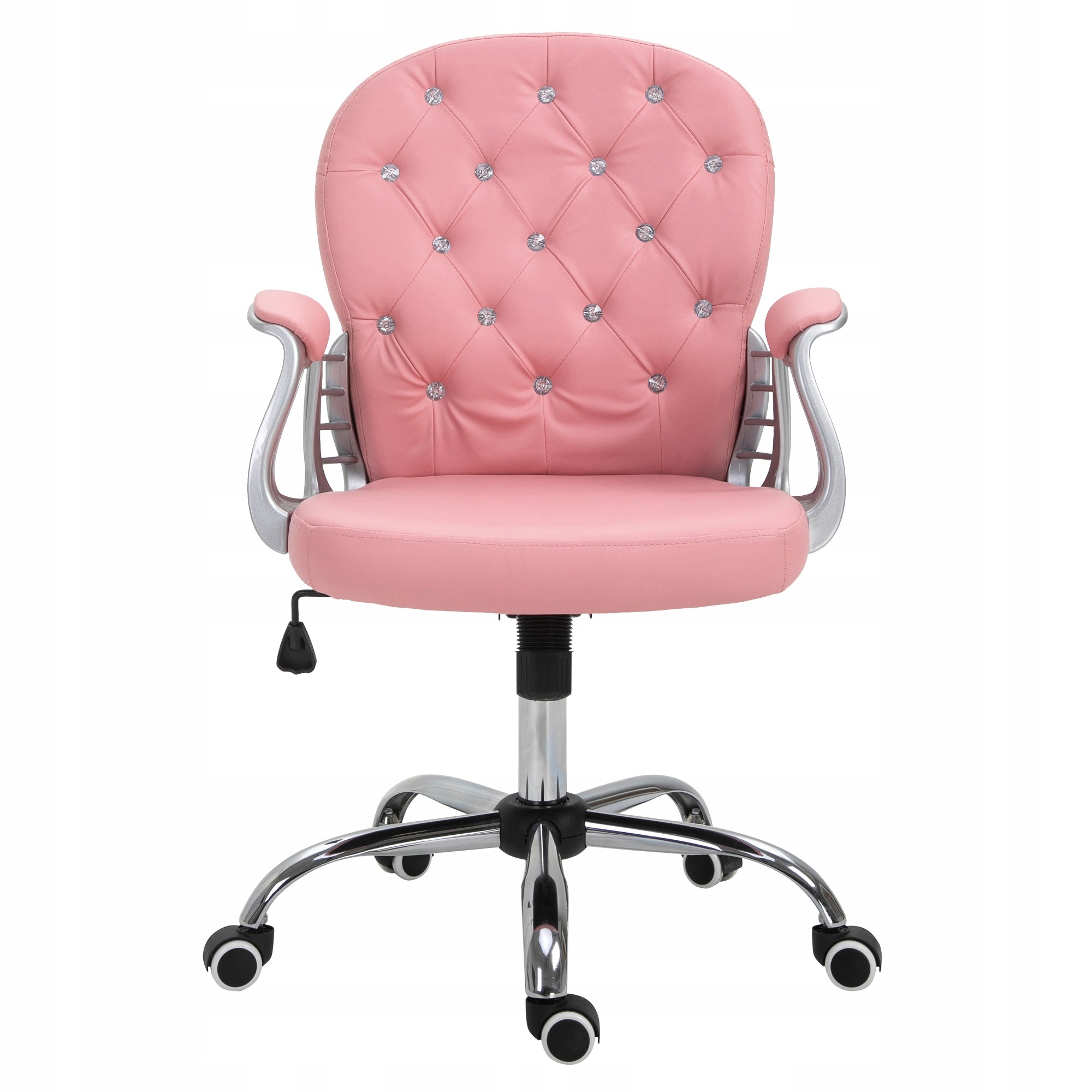 Vinsetto Ergonomic office chair, upholstered backrest, grey
