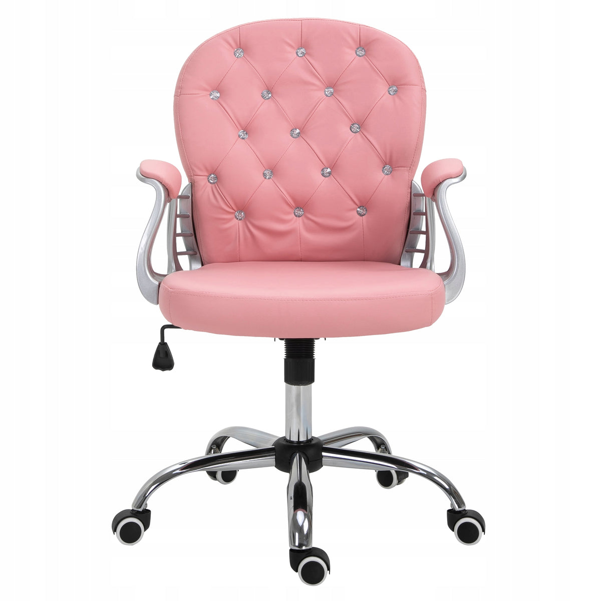 Vinsetto Ergonomic office chair, upholstered backrest, grey