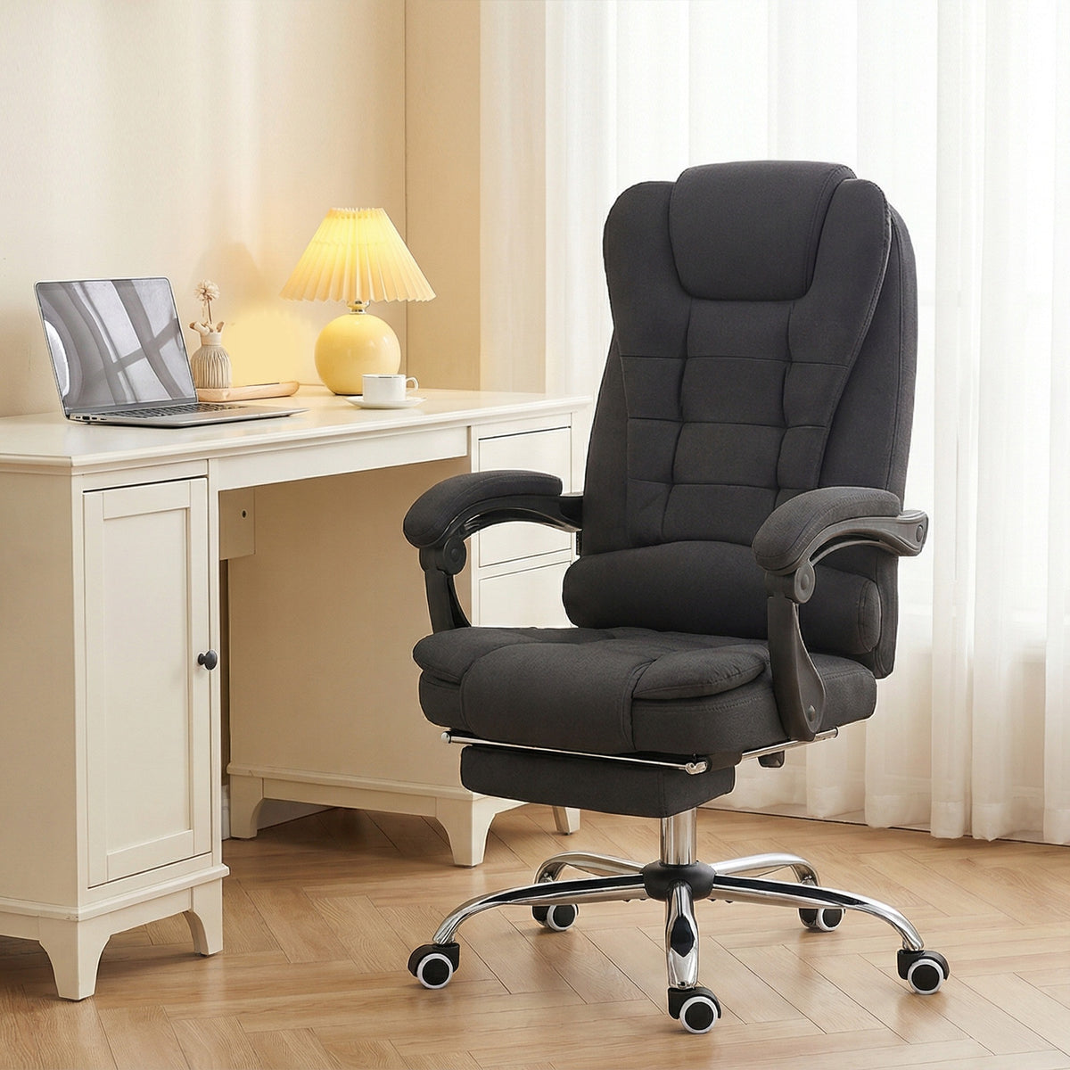 Vinsetto Massage chair office chair with footrest cushion Packaging status original