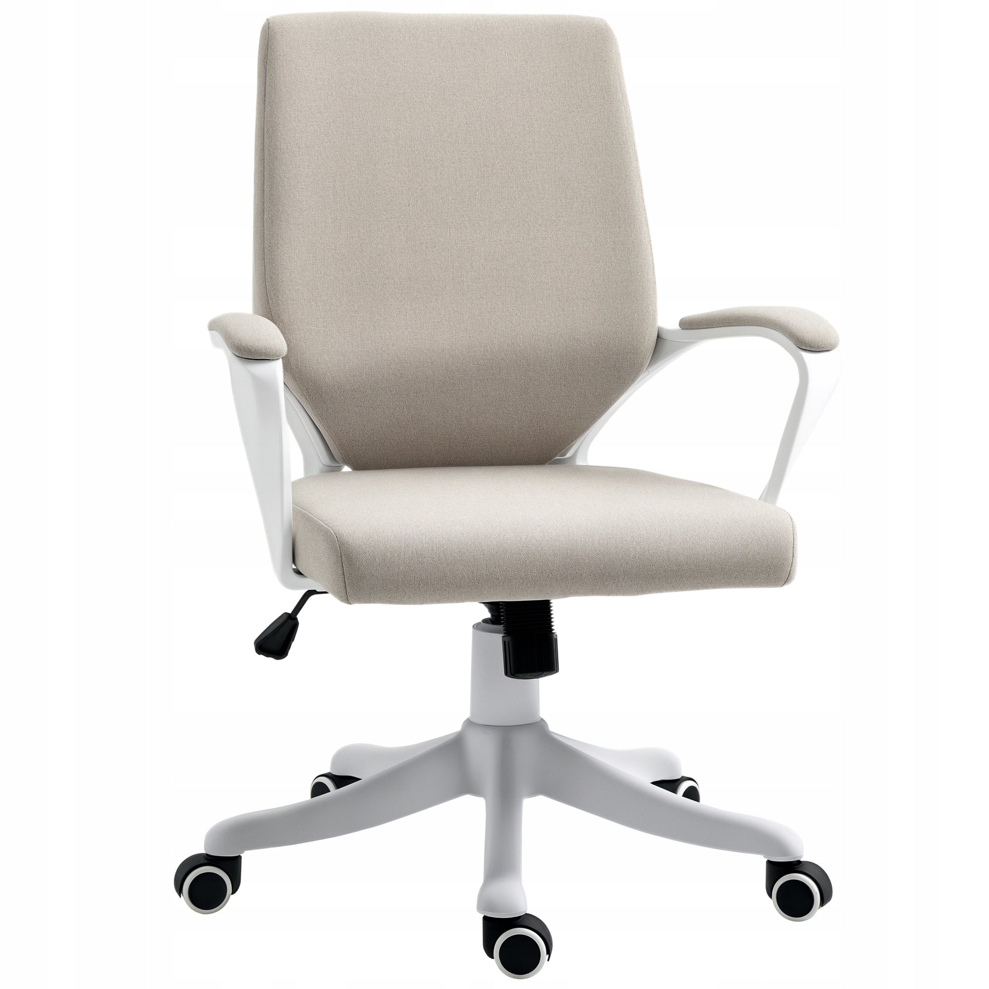 Vinsetto Swivel office chair up to 120kg adjustable ergonomic beige