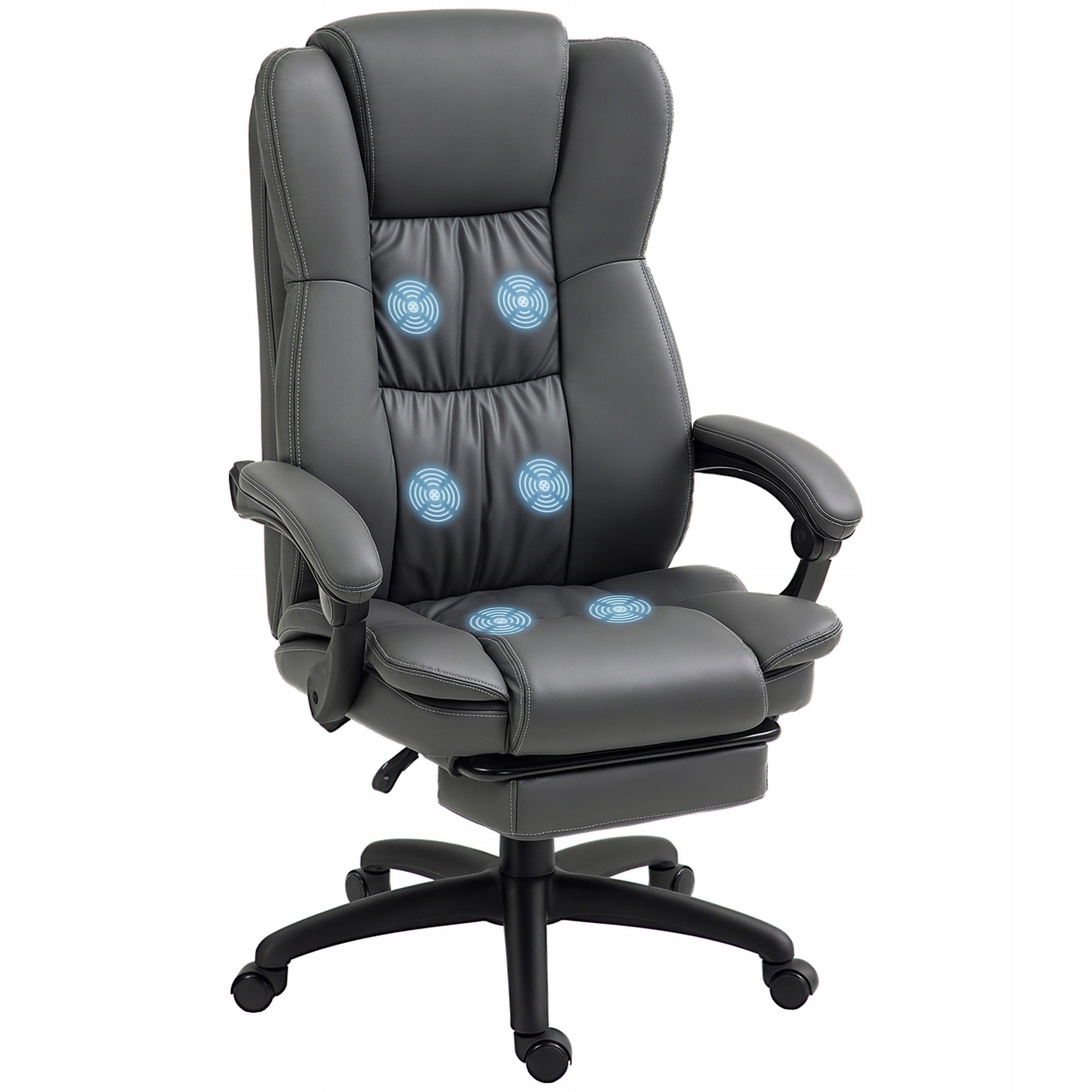 Vinsetto ergonomic folding office chair, 68,5x68,5x113-121 cm