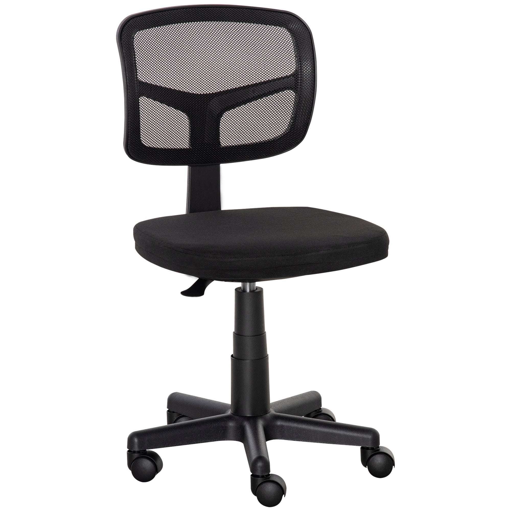Vinsetto office chair ergonomic swivel 43x48x77,5-89,5 cm black
