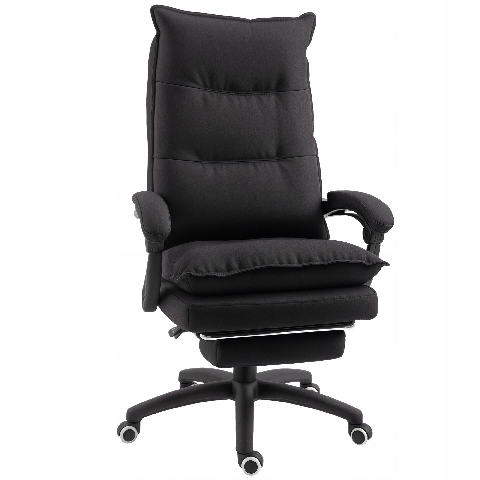 Vinsetto office chair with massage, ergonomic desk chair, black