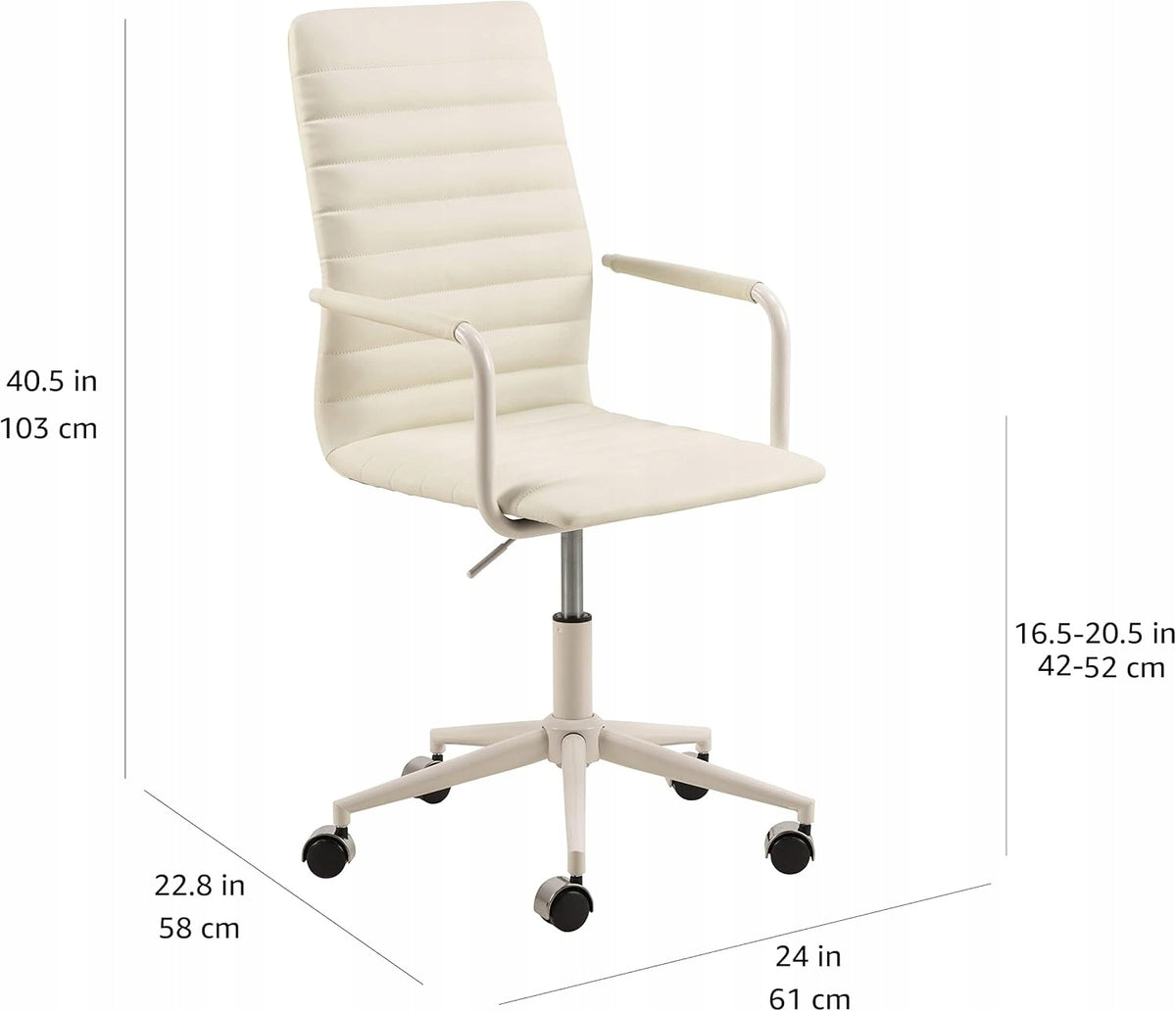 Vintage Artificial Leather Office Chair Manufacturer code 840095899024