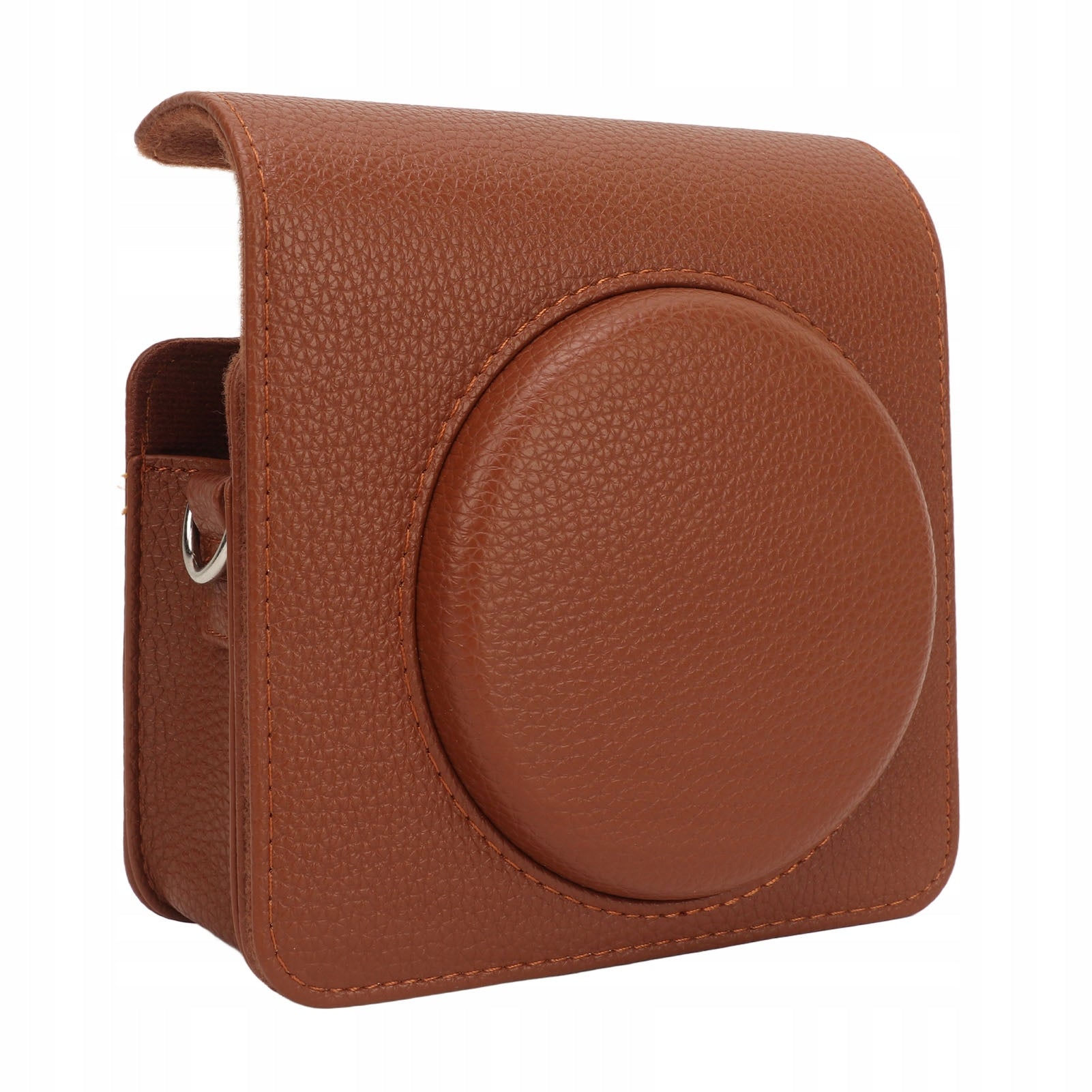 Vintage Camera Case Brown PU Leather Removable Front Section with 65
