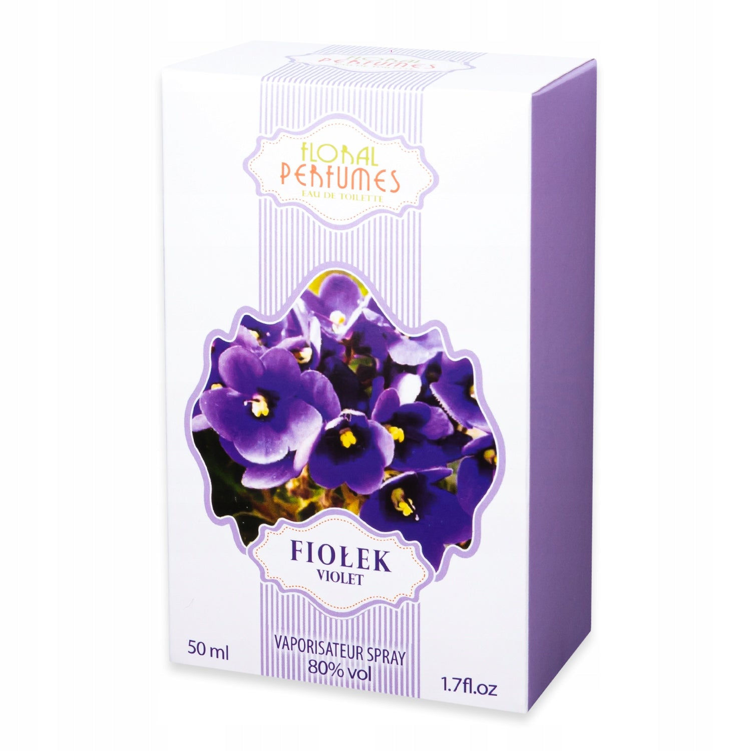 Violet eau de toilette women's floral fragrance 50ml