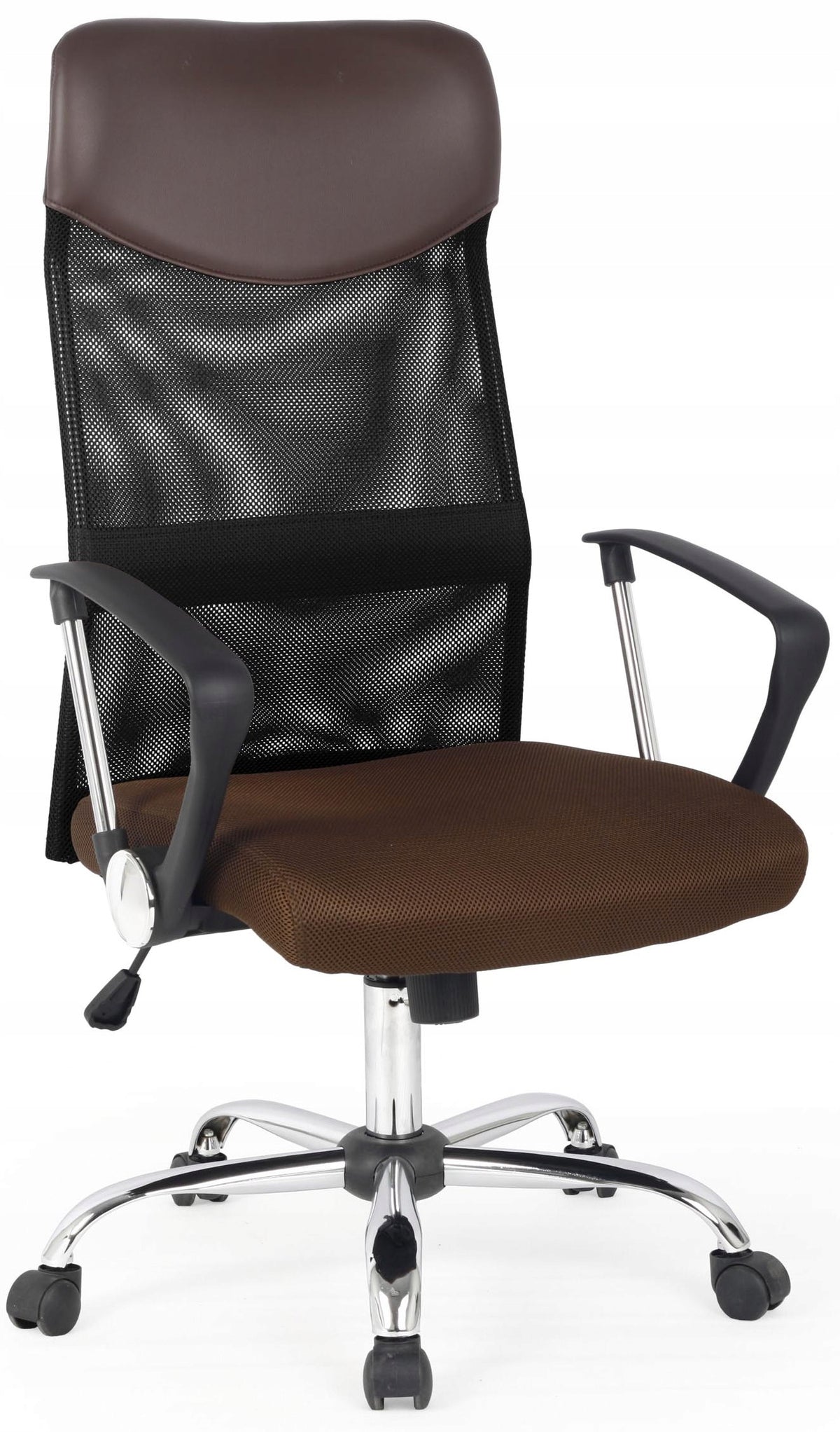 Vire swivel chair Halmar brown and black work office chair