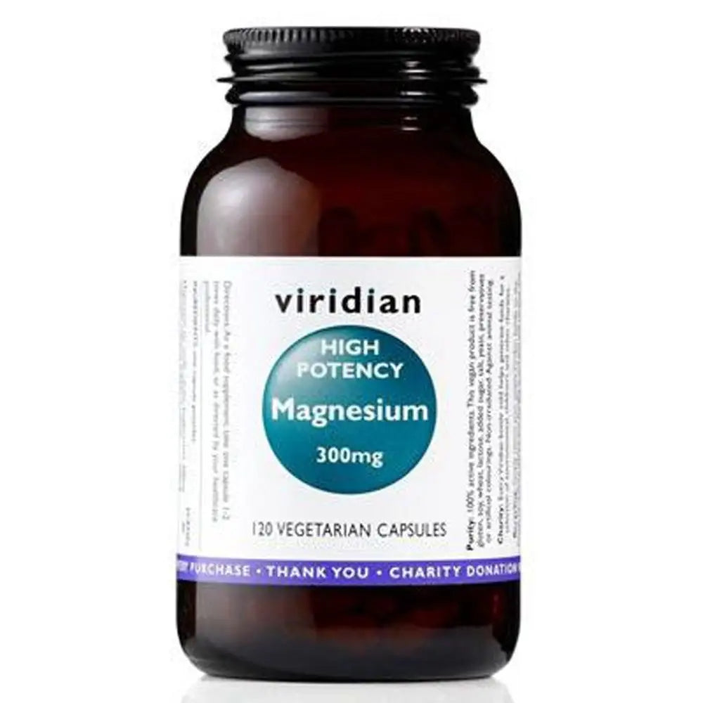 Viridian High Potency Magnesium 300mg 120 kapslí Manufacturer code 5060003593041