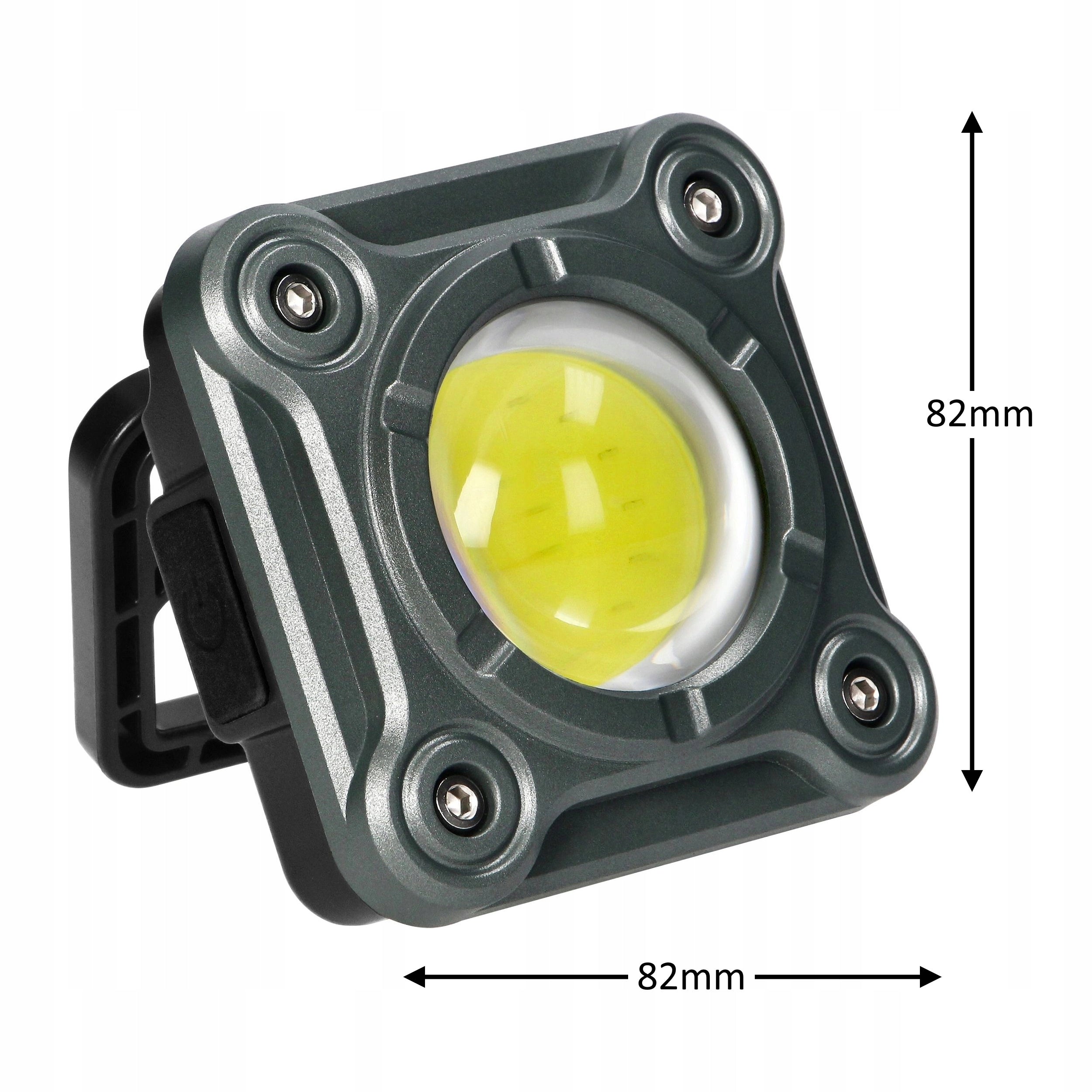 Virone Waterproof Workshop Lamp Rechargeable LED COB 15W 1000lm 2000mAh Length 8.2 cm