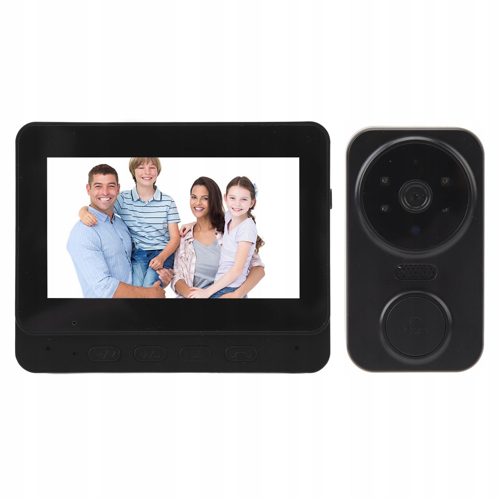 Visual Intercom Doorbell Infrared Night Vision Type C 2,4GHz WiFi CR Model 5507LHKA