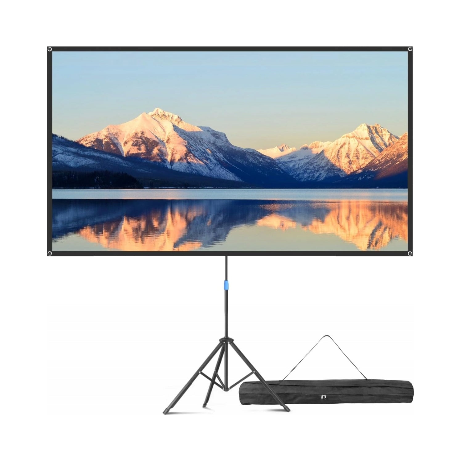 Visulapex projection screen 4K 80 inches 80-9SKG 16:9 tripod portable bag