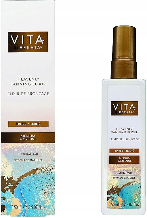 Selbstbräunungselixier mit externem Bronzer Vita Liberata Heavenly Medium, 150 ml