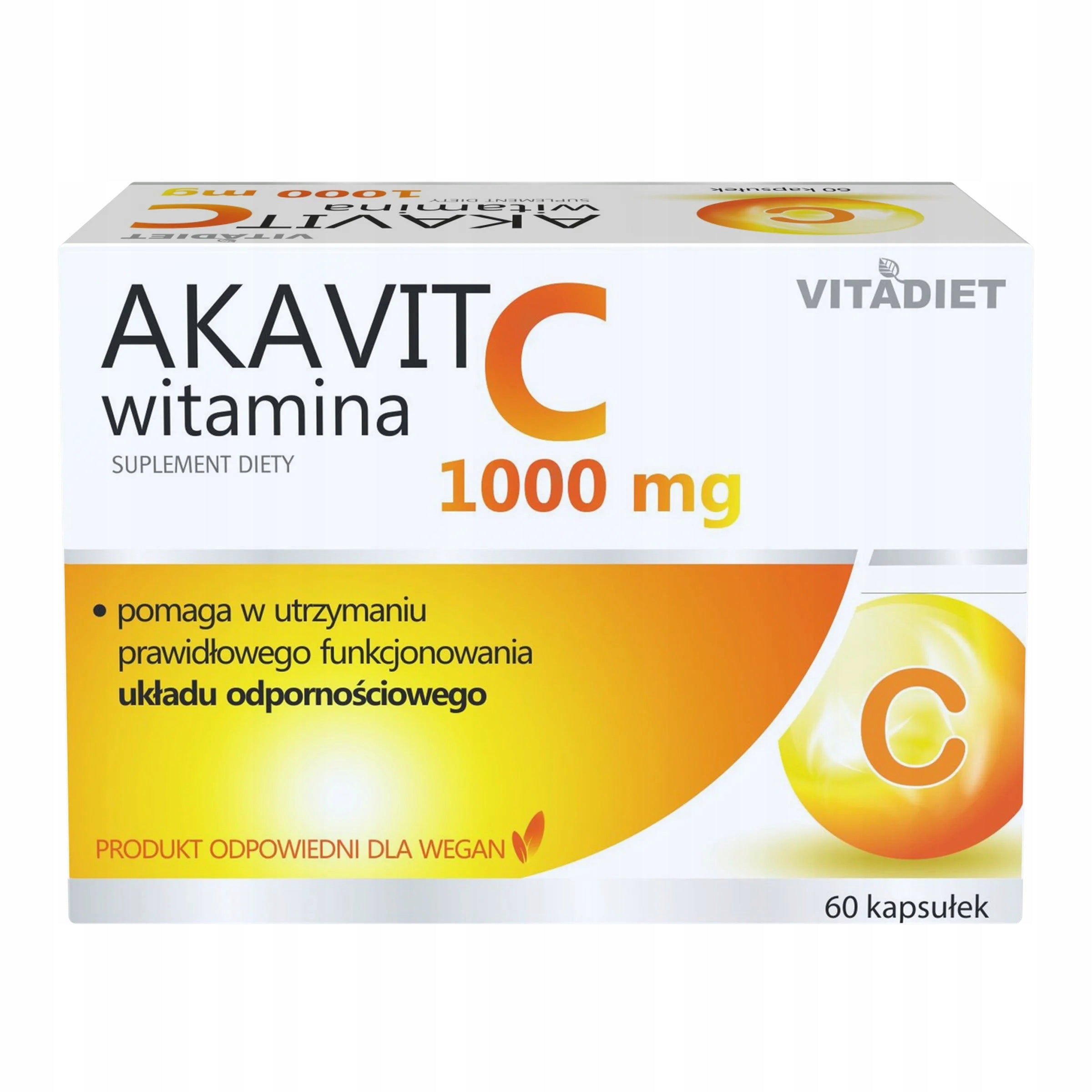 Vitadiet Akavit Vitamin C 1000 mg 60 capsules