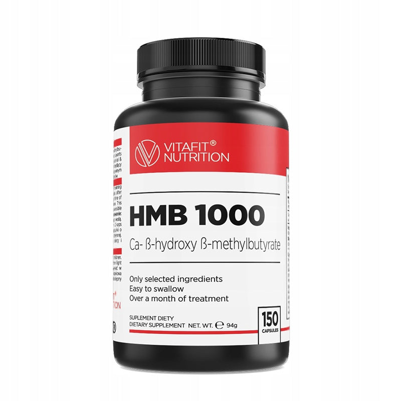 Vitafit HMB 1000 150 kaps 500mg CA HMB STRENGTH SCULPTURE ANTI-CATABOLIC DRY MASS