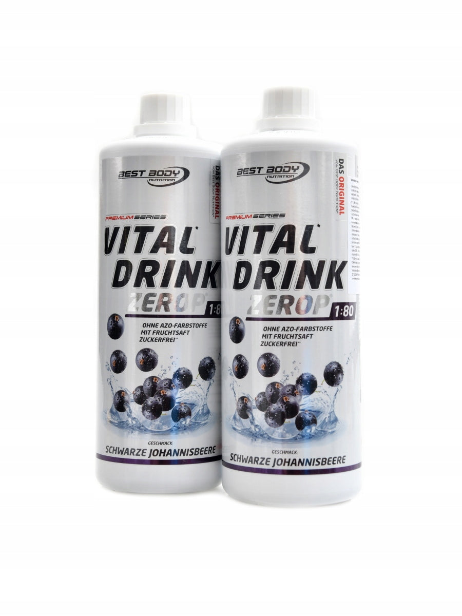Vital drink Zerop 2 x 1000 ml černý rybíz DUOPACK