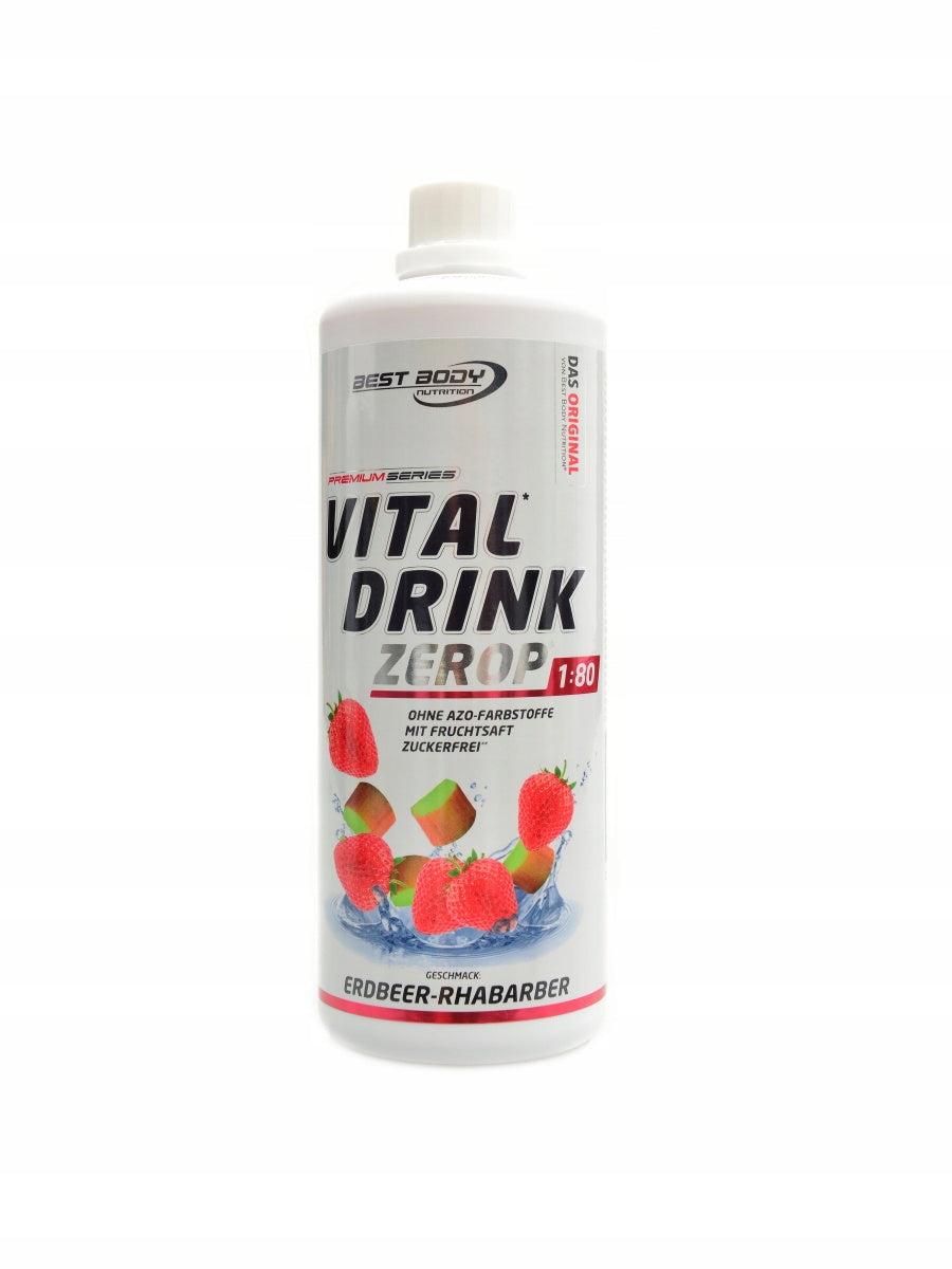 Vital drink Zerop 2 x 1000 ml jahoda s rebarborou DUOPACK EAN (GTIN) 4260121349488