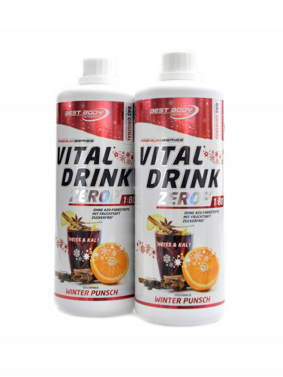 Vital drink Zerop 2 x 1000 ml zimní punch DUOPACK